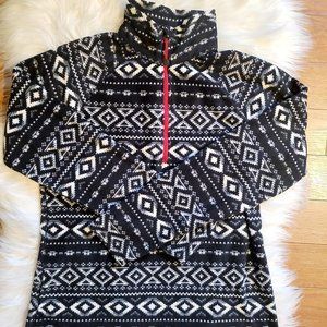 Aztec Fleece1/4th Pullover Women's Size Small